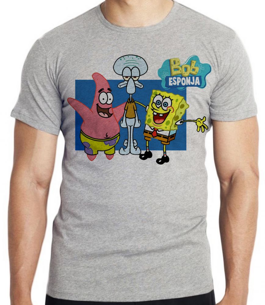 mercado livre camiseta do bob esponja