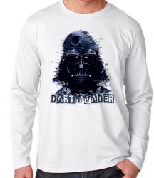 Camiseta Manga Longa Darth Vader Star Wars 