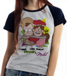 Blusa Feminina  Gravity Falls Mabel Dipper 