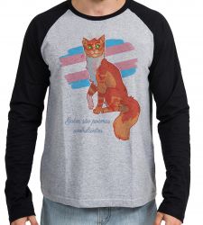 Camiseta Manga Longa gatos poemas ambulantes 