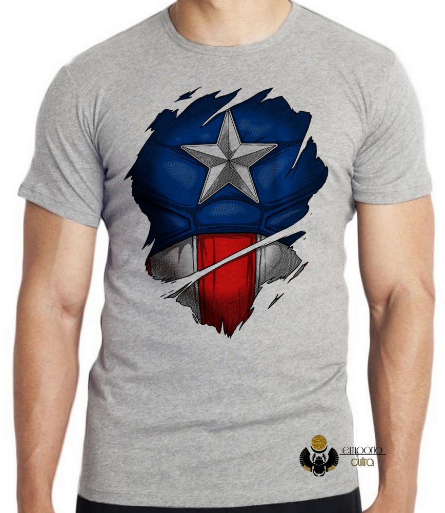 camiseta capitao america