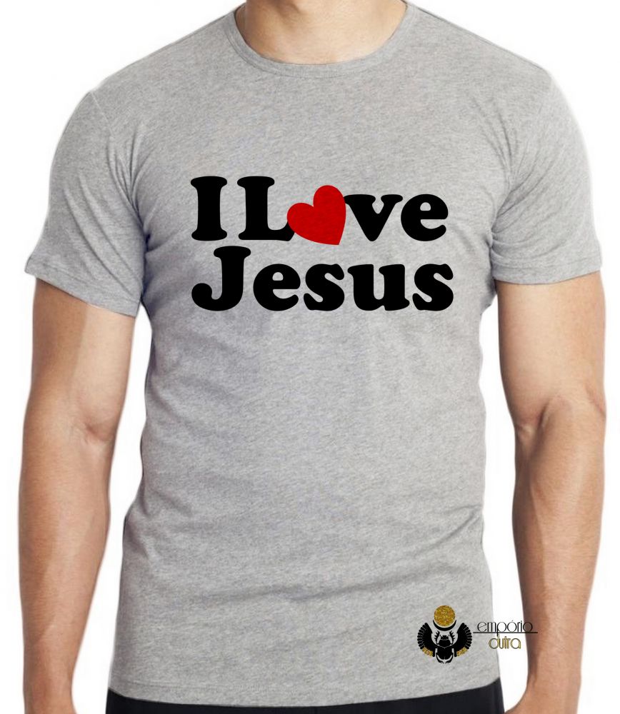 camiseta i love jesus