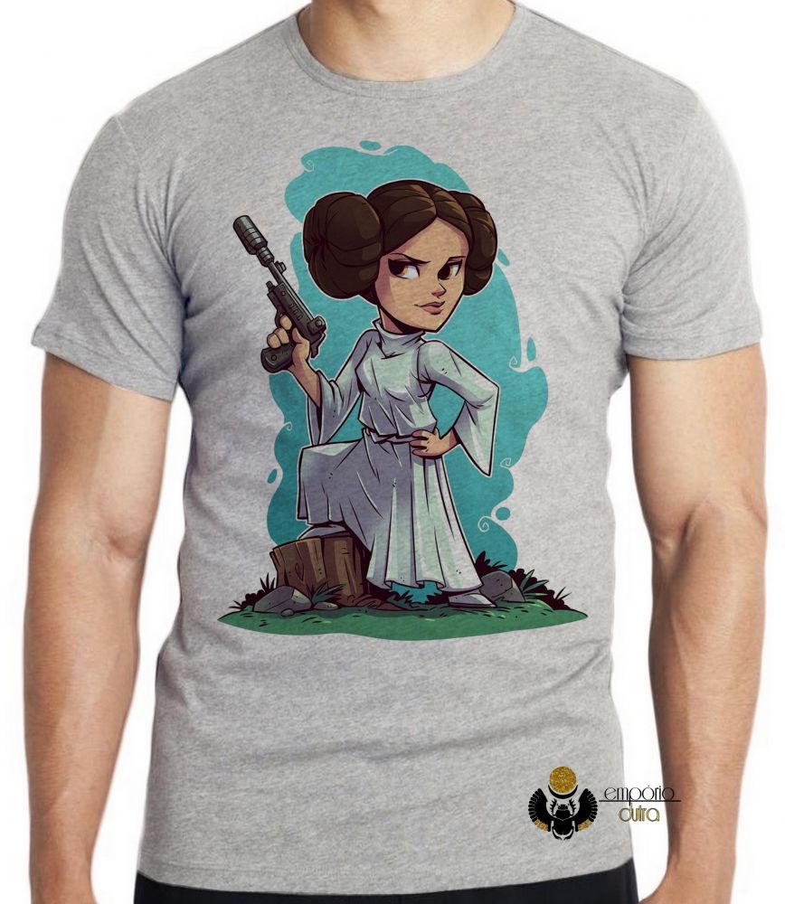 Derbeville test Pegs Hound Emporio Dutra - Camiseta Star Wars Mini Princesa Leia