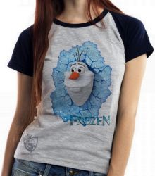Blusa  feminina Frozen Olaf