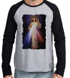 Camiseta Manga Longa Jesus Cristo luz