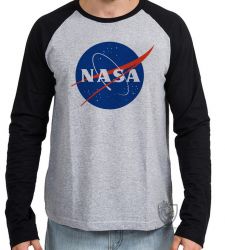 Camiseta Manga Longa NASA
