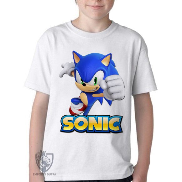 sonic camiseta infantil