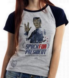 Blusa Feminina  Spock for President