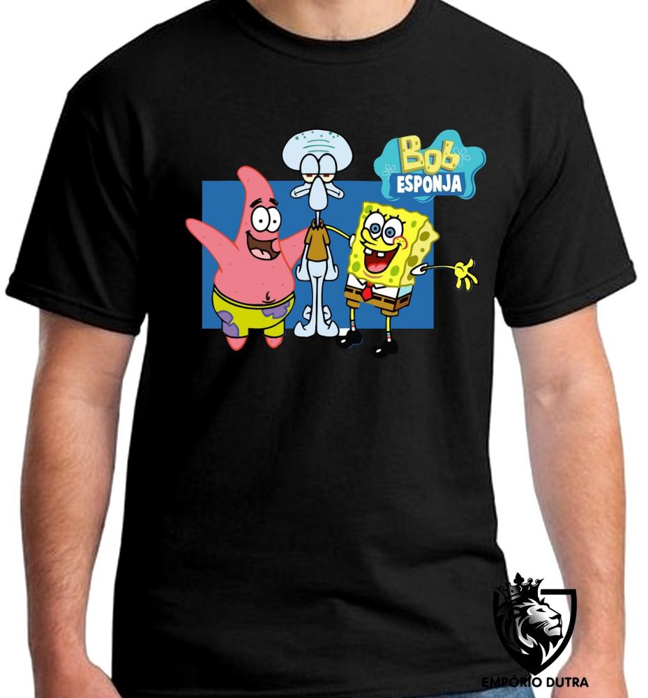 mercado livre camiseta do bob esponja