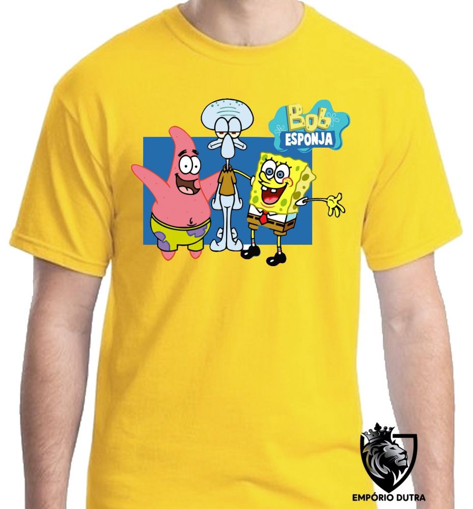 mercado livre camiseta do bob esponja
