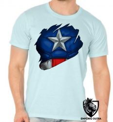 Camiseta capitão america disfarce