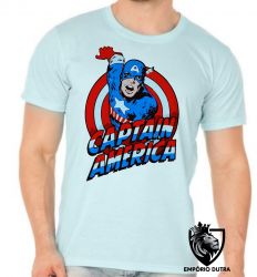 Camiseta capitão america quadrinhos