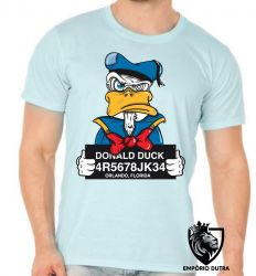 Camiseta Pato Donald preso