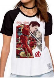  Blusa Feminina Tony Stark Ultimato