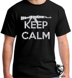 Camiseta fuzil keep calm