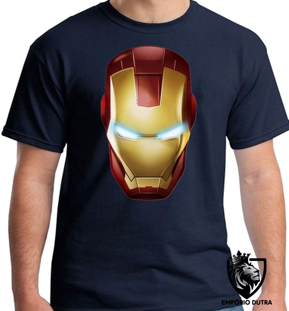 camiseta infantil do homem de ferro