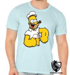 Camiseta Homer Simpsons Popeye