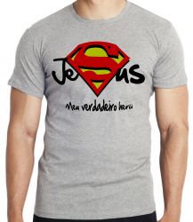 Camiseta Jesus verdadeiro Herói