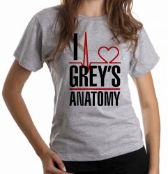 Blusa Feminina I love Greys Anatomy