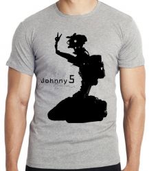 Camiseta Johnny 5 robô