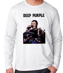 Camiseta Manga Longa Deep Purple 