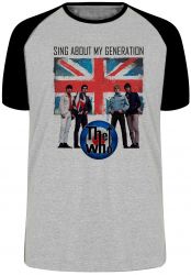 Camiseta Raglan The Who Banda
