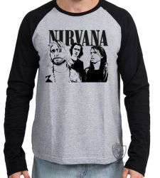 Camiseta Manga Longa Nirvana