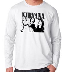 Camiseta Manga Longa Nirvana