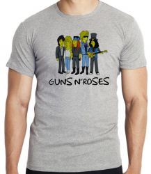 Camiseta Simpsons Guns in Roses