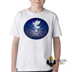 Camiseta Infantil Pomba da paz