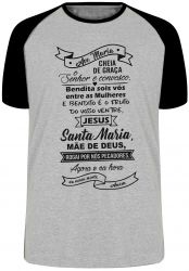 Camiseta Raglan Ave Maria Oração