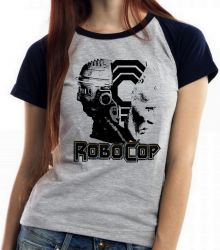 Blusa Feminina Robocop Policial