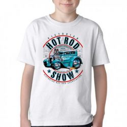 Camiseta Infantil Carro antigo Hot Rod