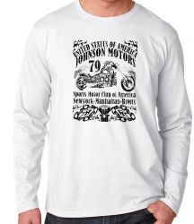 Camiseta Manga Longa Moto Johnson Motors 