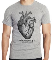 Camiseta Infantil Coração Enfermagem Medicina