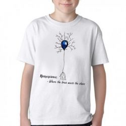 Camiseta Infantil Neurônio Humano