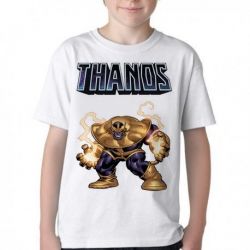 Camiseta Infantil Thanos Cartoon 