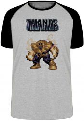 Camiseta Raglan Thanos Cartoon 