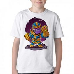 Camiseta Infantil Thanos Geek 