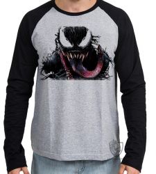Camiseta Manga Longa Venom Aranha