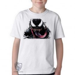 Camiseta Infantil Venom Aranha