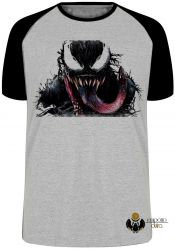 Camiseta Raglan Venom Aranha