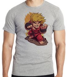 Camiseta Infantil Ken Street Fighter 