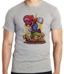 Camiseta Infantil Mario Bros