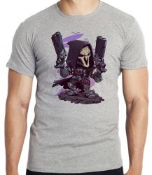 Camiseta Infantil Reaper Overwatch 