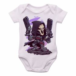 Roupa Bebê Reaper Overwatch 