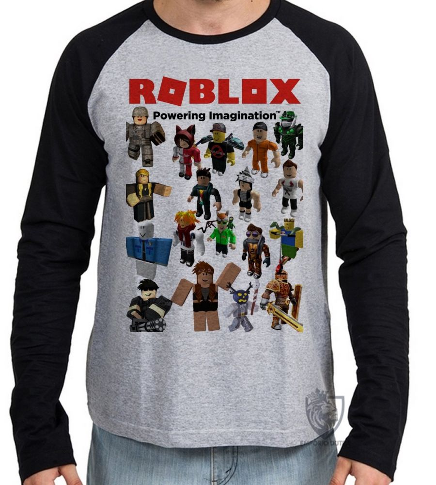 Emporio Dutra Camiseta Manga Longa Roblox Skins - emporio dutra camiseta roblox skins personagens
