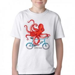 Camiseta Infantil Polvo Bicicleta