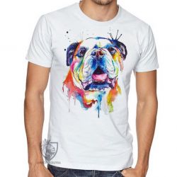 Camiseta Cachorro Bulldog