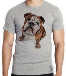 Camiseta Infantil Cachorro Bulldog Dog